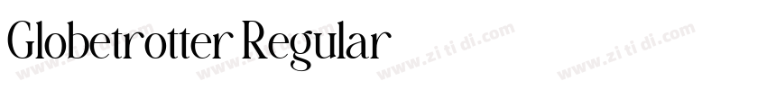 Globetrotter Regular字体转换